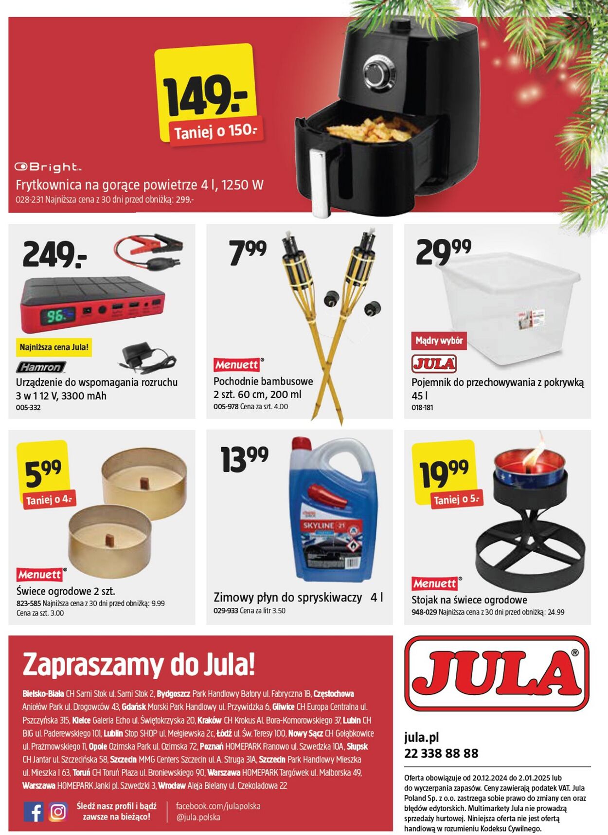 Gazetka Jula 20.12.2024 - 02.01.2025