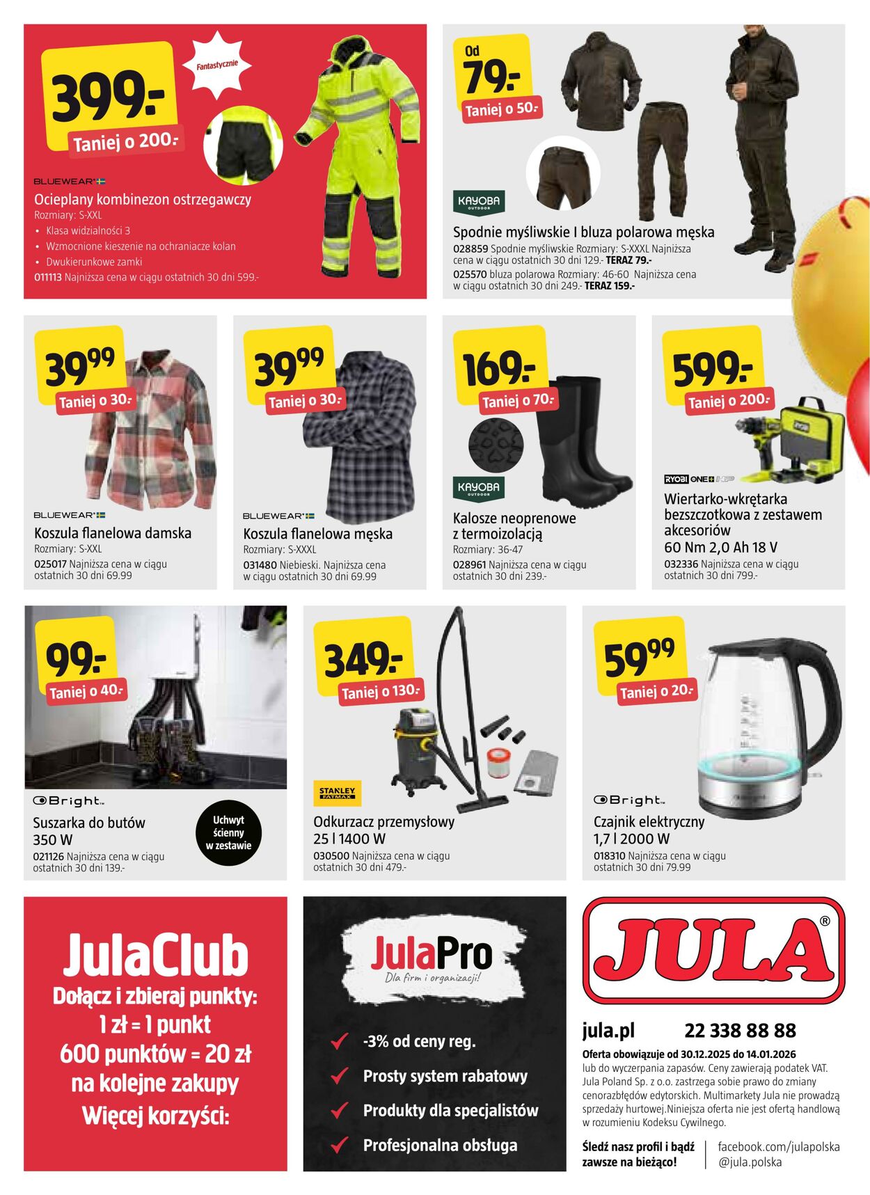 Gazetka Jula 30.12.2025 - 14.01.2026