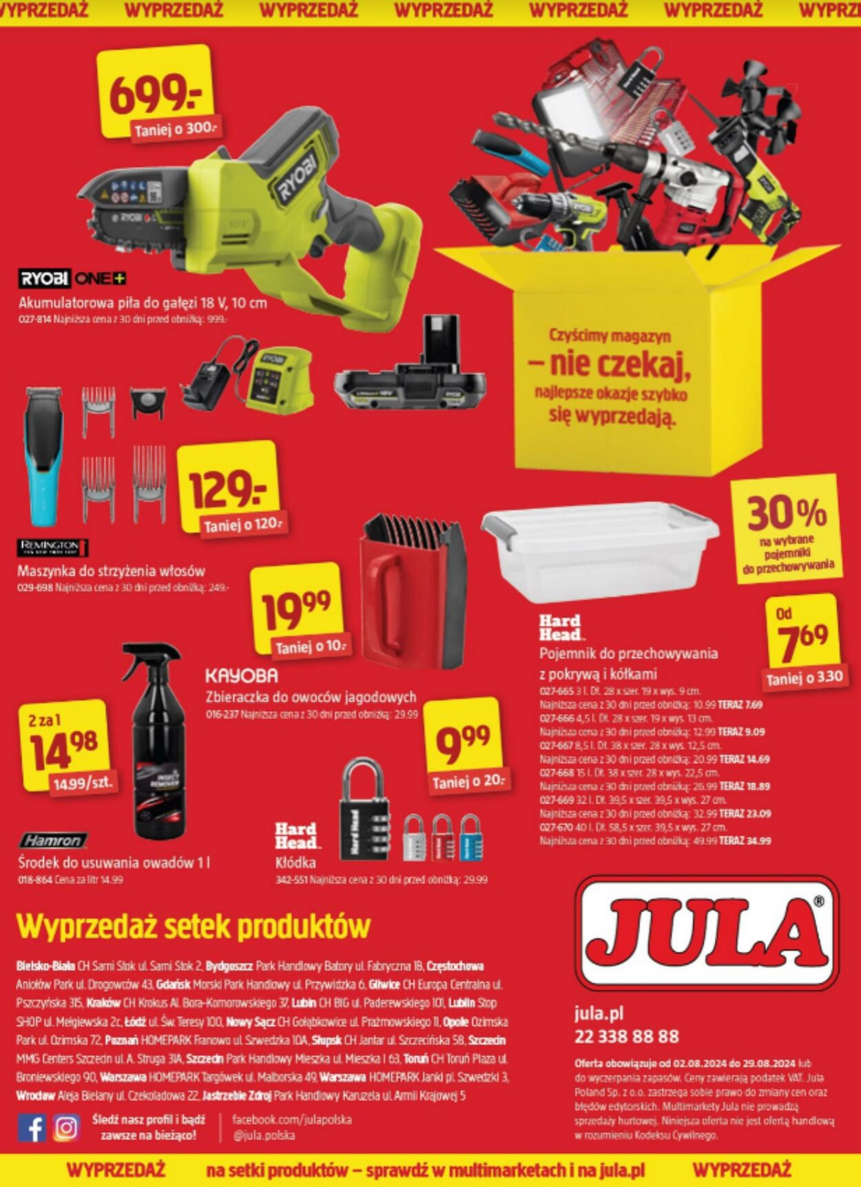 Gazetka Jula 16.08.2024 - 29.08.2024