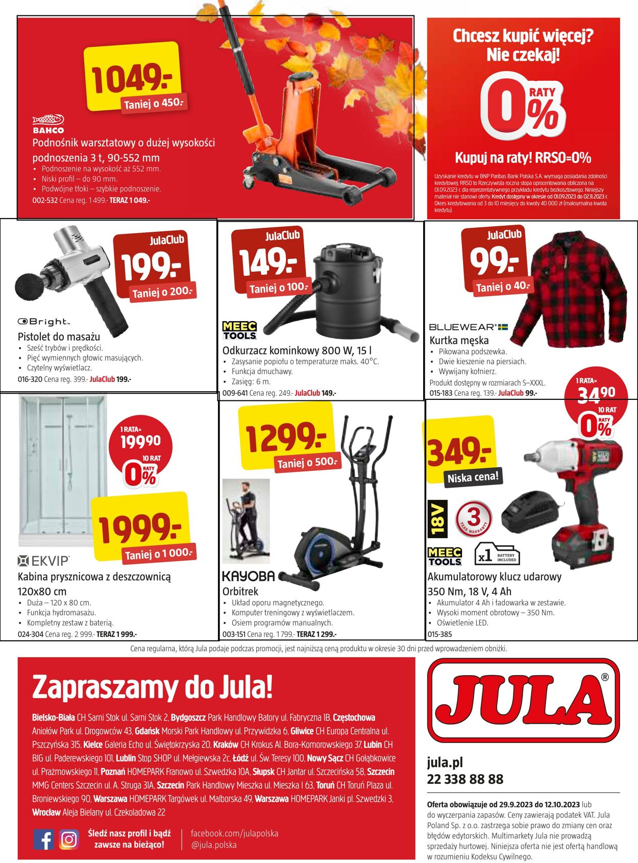 Gazetka Jula 29.09.2023 - 12.10.2023