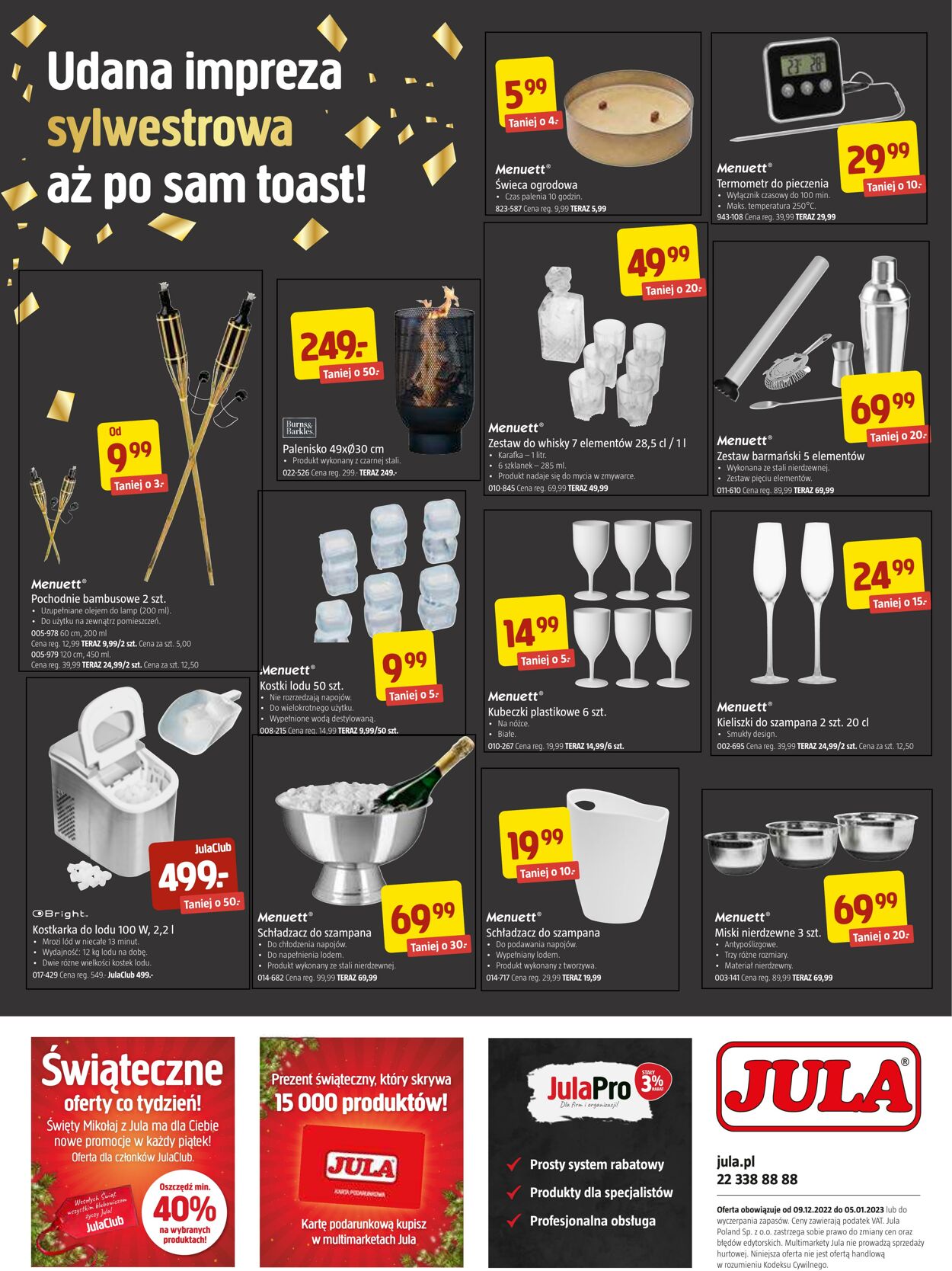 Gazetka Jula 09.12.2022 - 05.01.2023