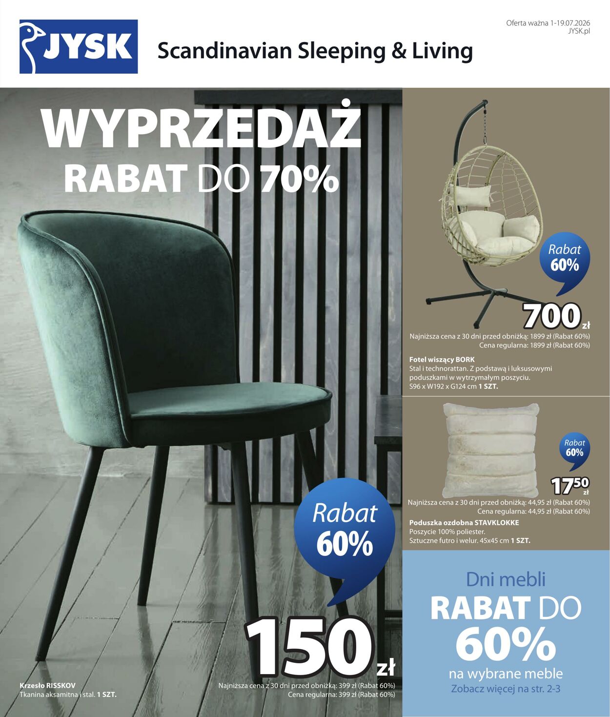 Gazetka Jysk 01.07.2026 - 09.07.2026