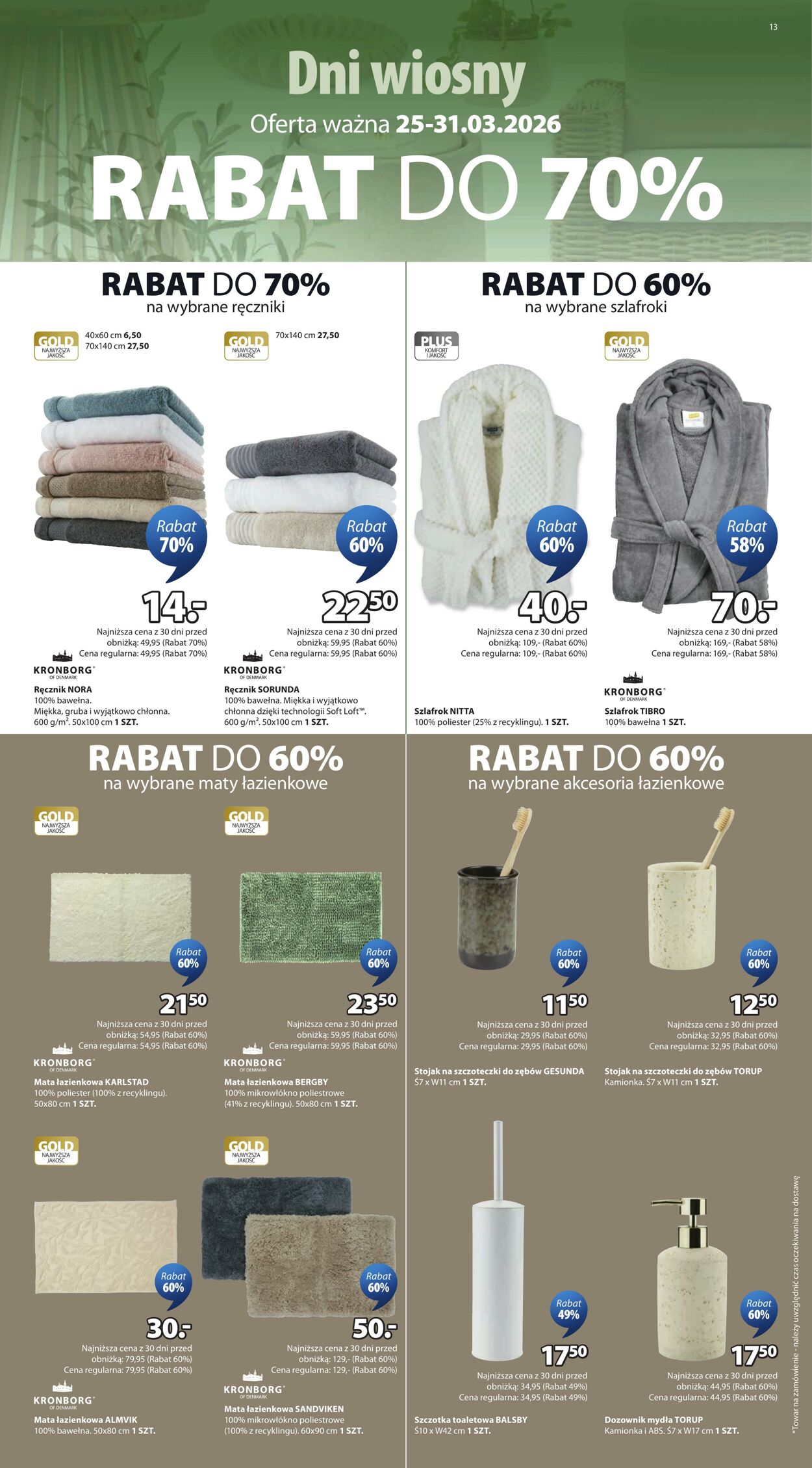 Gazetka Jysk 25.03.2026 - 02.04.2026