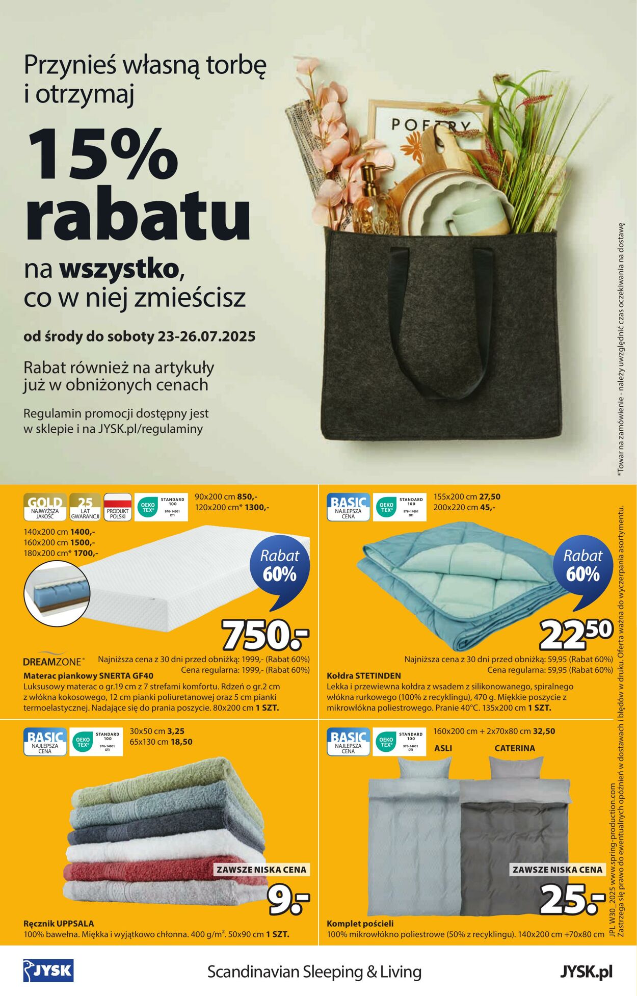 Gazetka Jysk 23.07.2025 - 10.08.2025