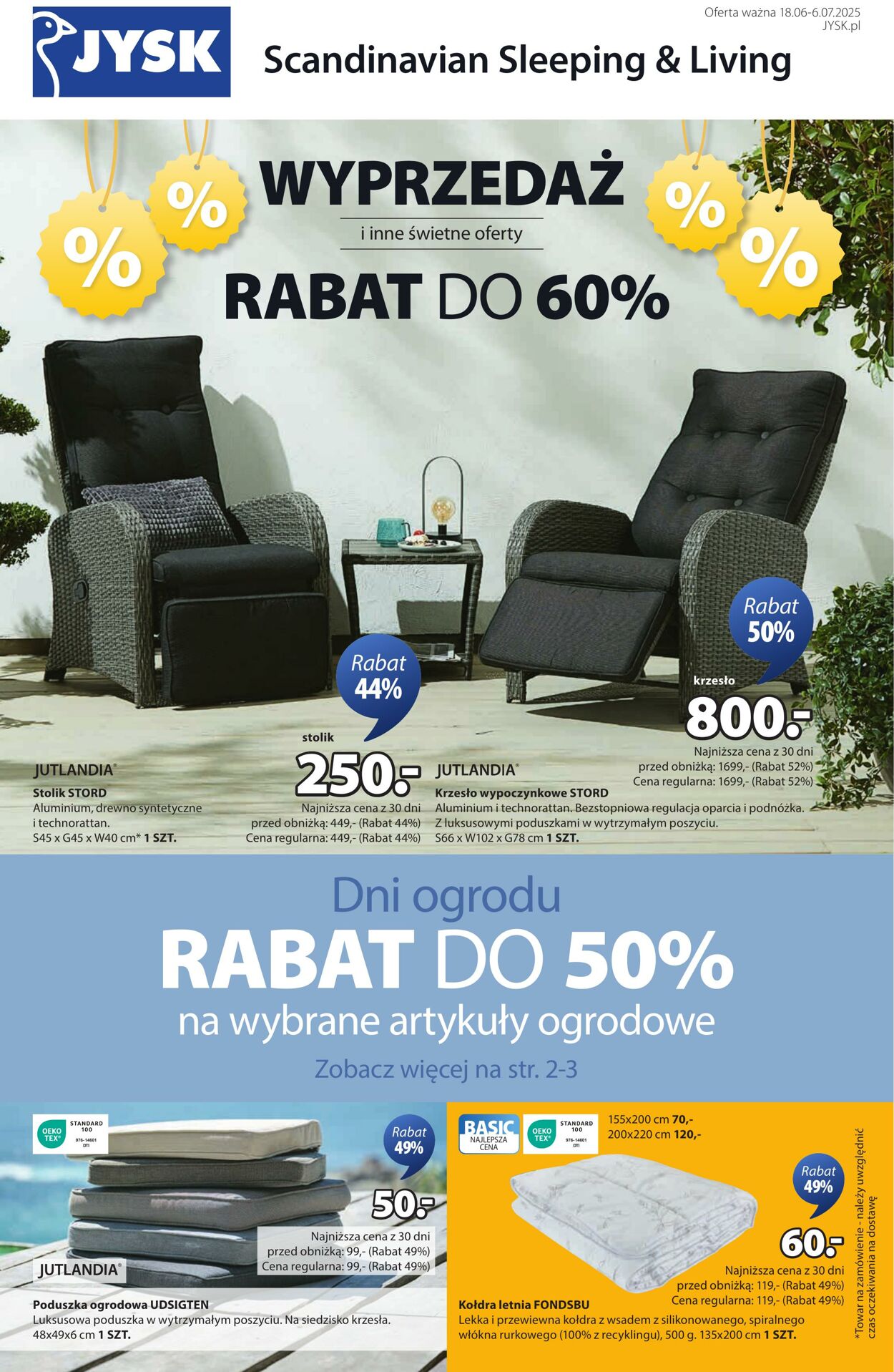 Gazetka Jysk 18.06.2025 - 06.07.2025