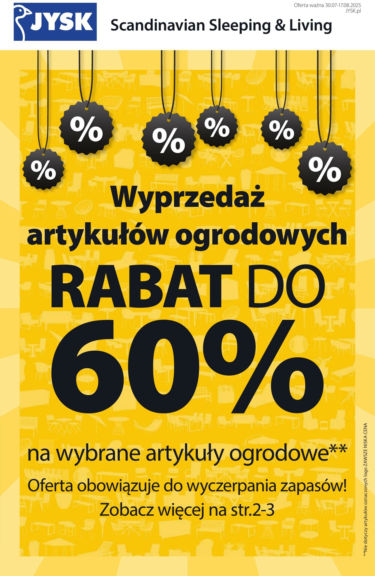 Gazetka Jysk 30.07.2025 - 17.08.2025