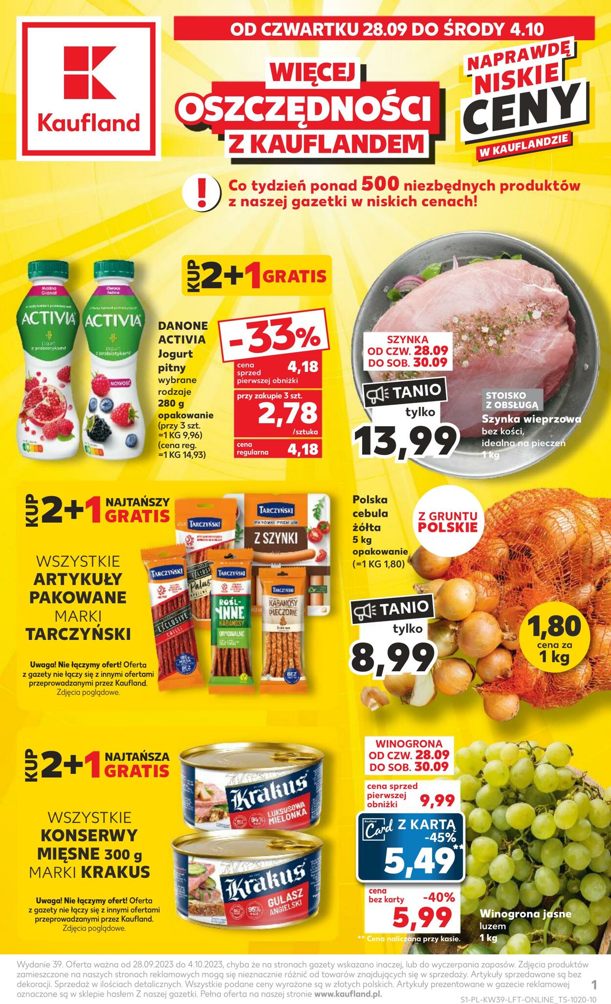 Gazetka Kaufland 28.09.2023 - 04.10.2023