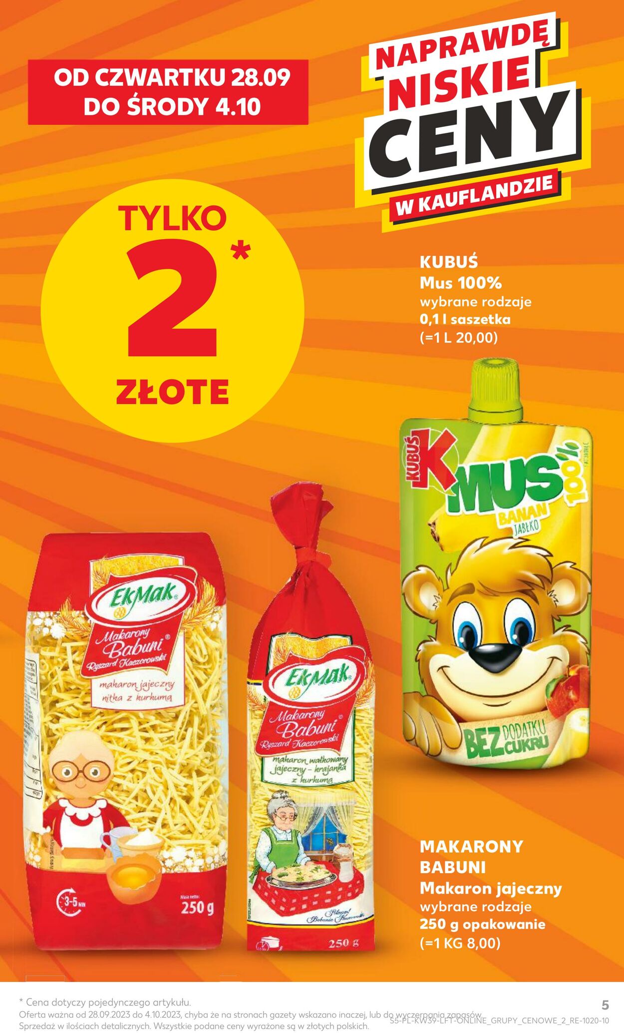 Gazetka Kaufland 28.09.2023 - 04.10.2023