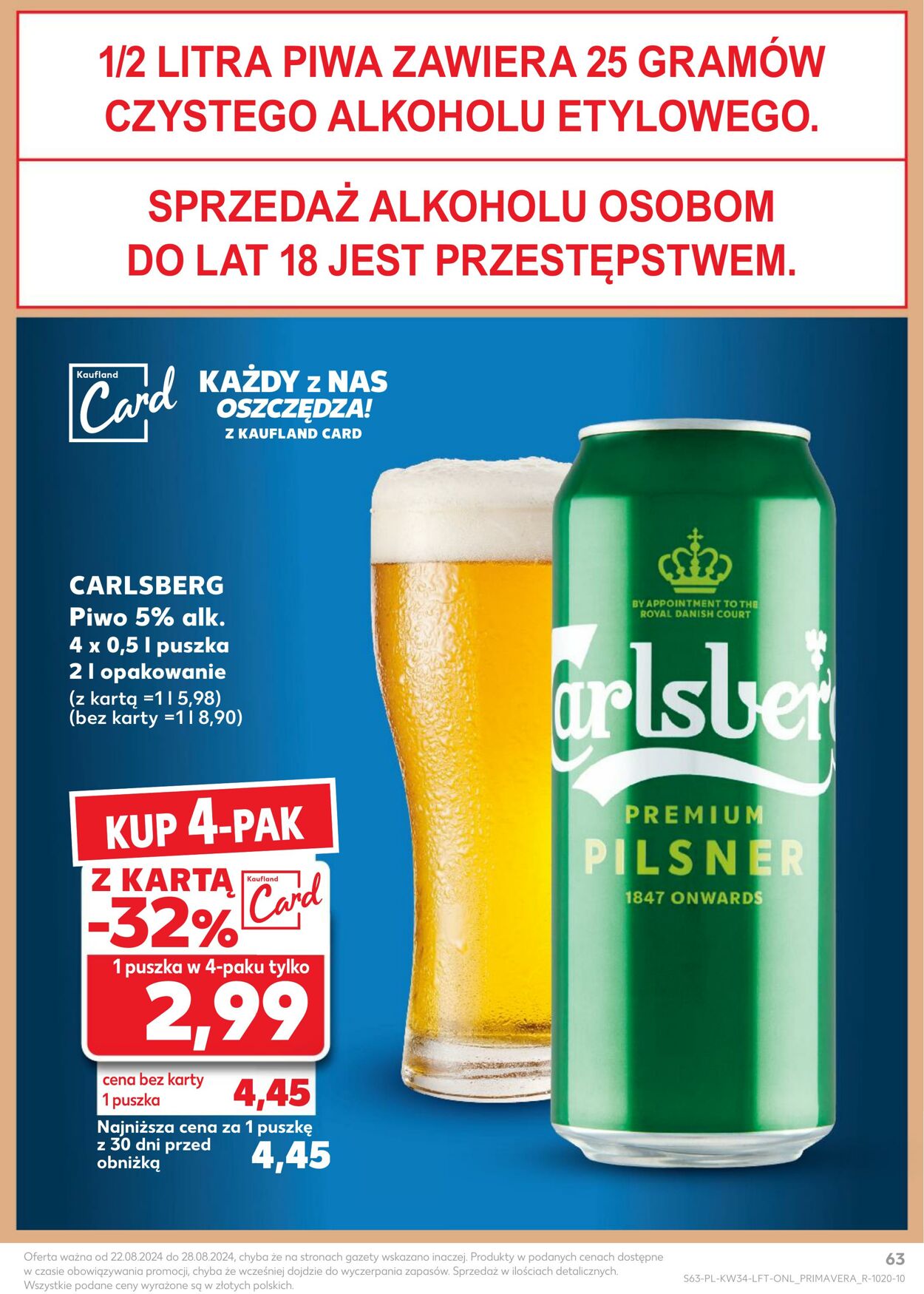 Gazetka Kaufland 22.08.2024 - 28.08.2024