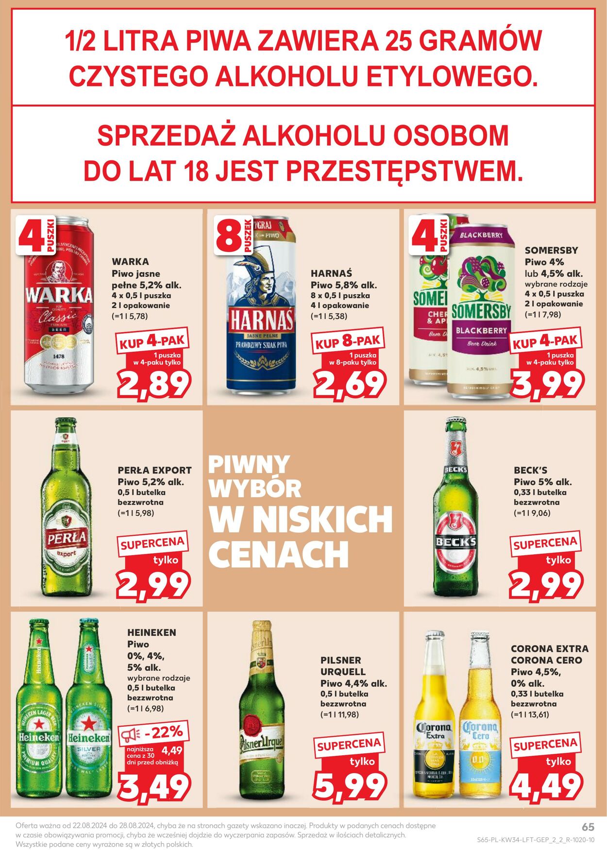 Gazetka Kaufland 22.08.2024 - 28.08.2024