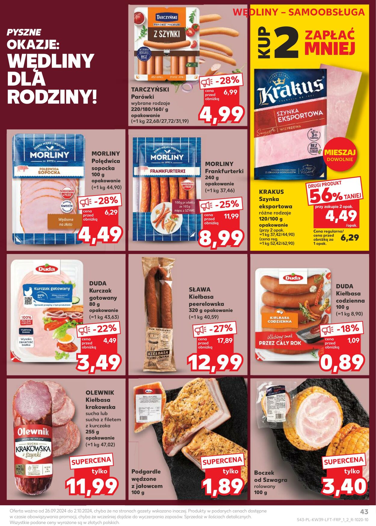 Gazetka Kaufland 26.09.2024 - 02.10.2024