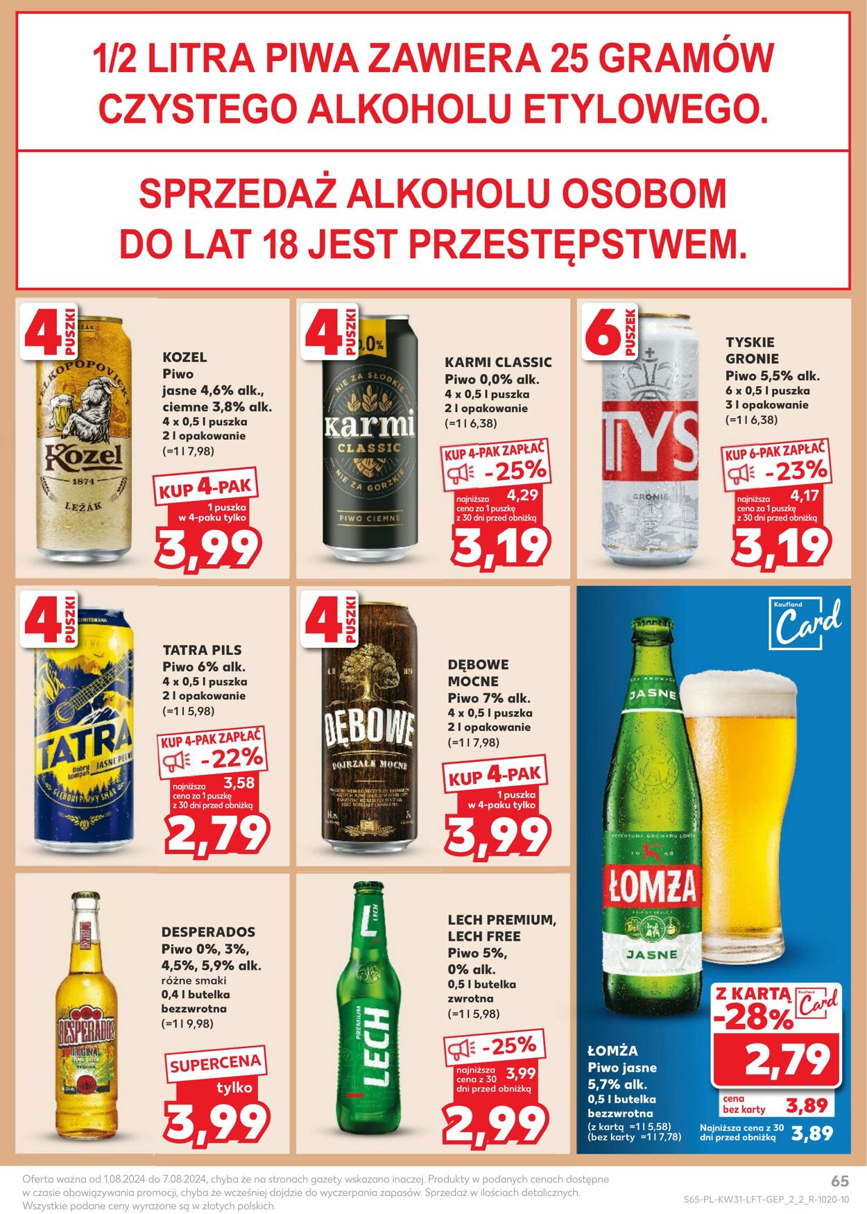 Gazetka Kaufland 01.08.2024 - 07.08.2024