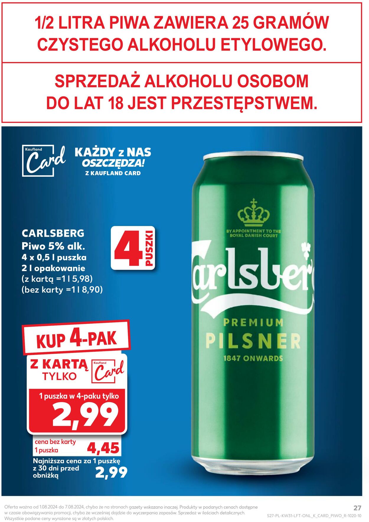 Gazetka Kaufland 01.08.2024 - 07.08.2024