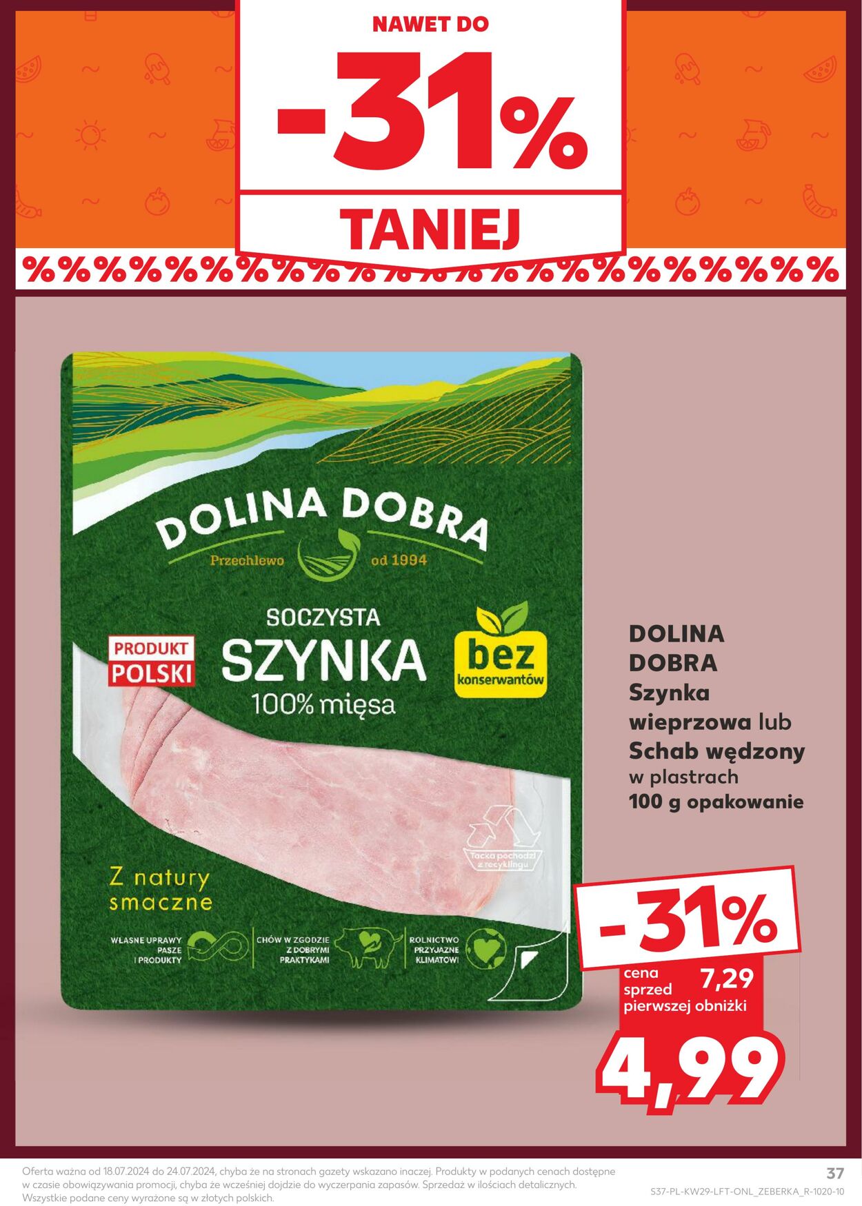 Gazetka Kaufland 18.07.2024 - 24.07.2024