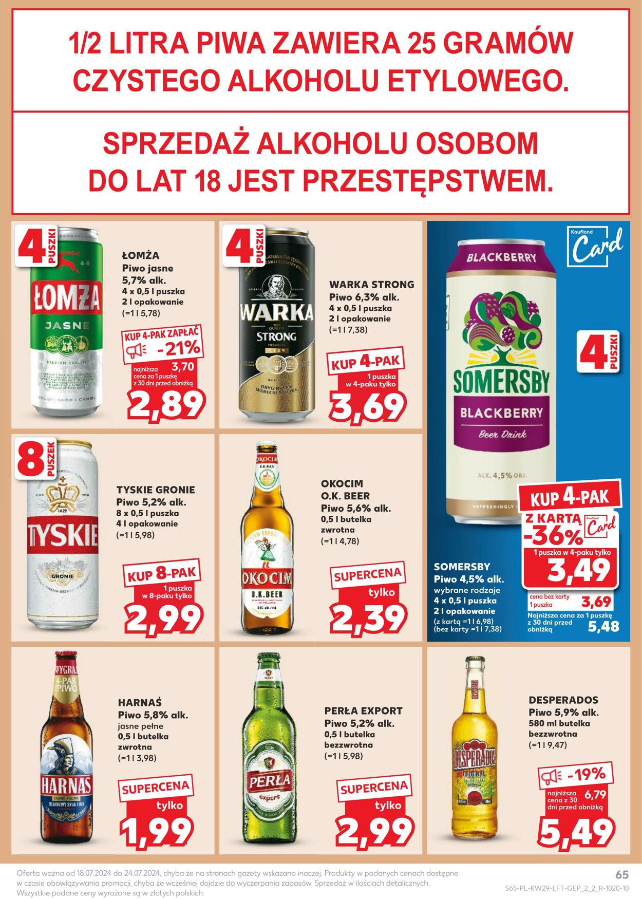 Gazetka Kaufland 18.07.2024 - 24.07.2024