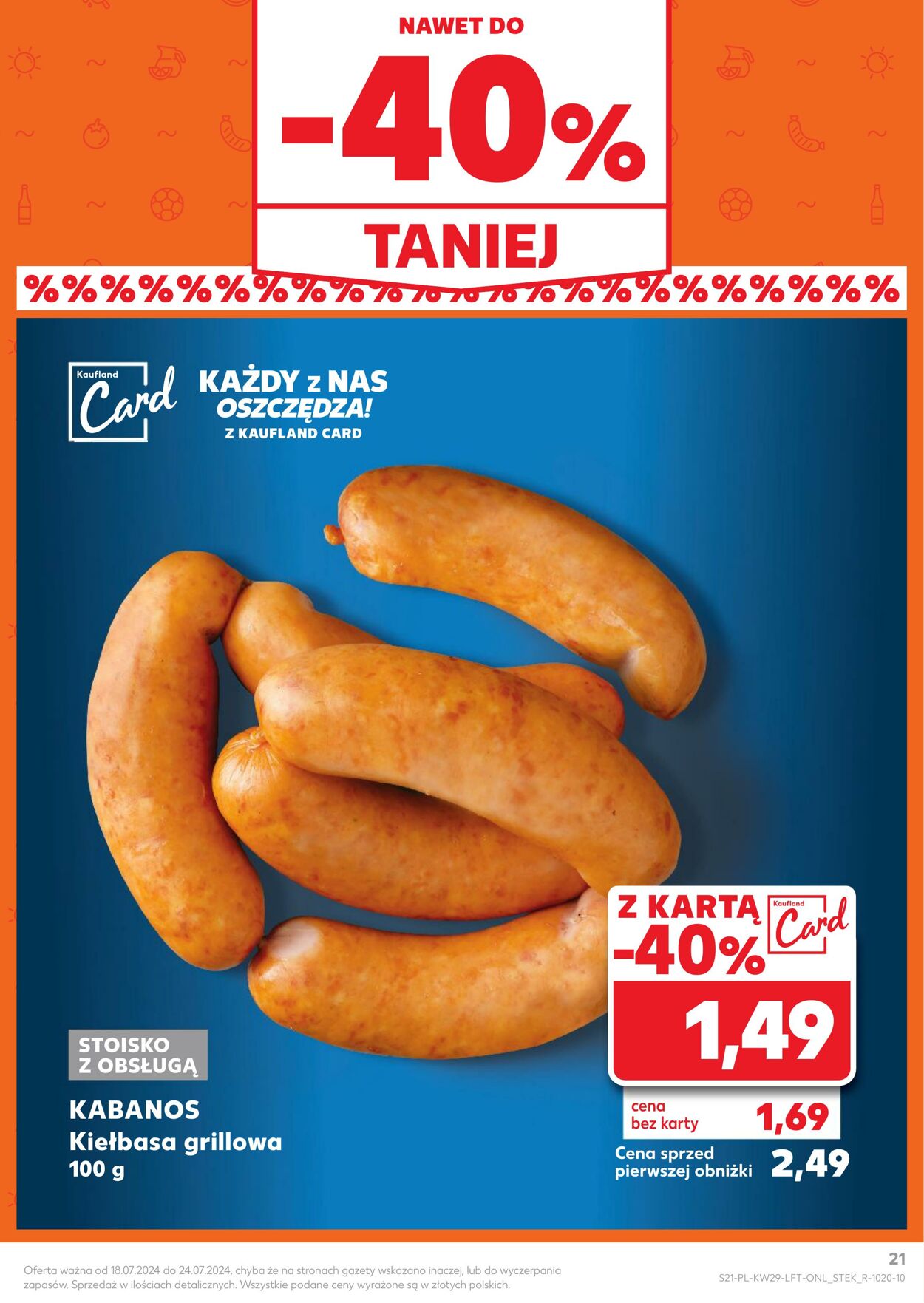 Gazetka Kaufland 18.07.2024 - 24.07.2024