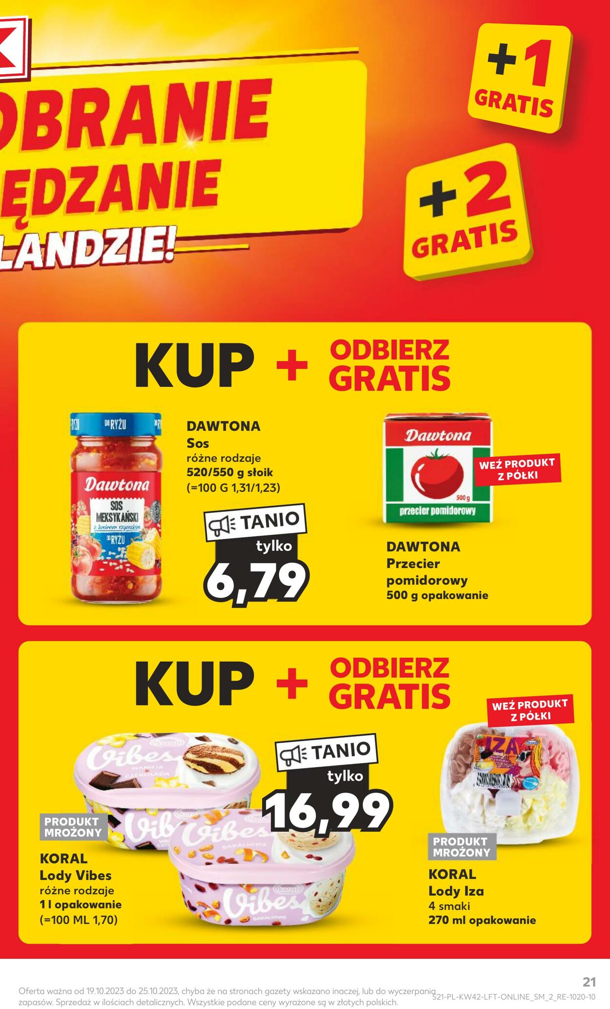 Gazetka Kaufland 19.10.2023 - 25.10.2023