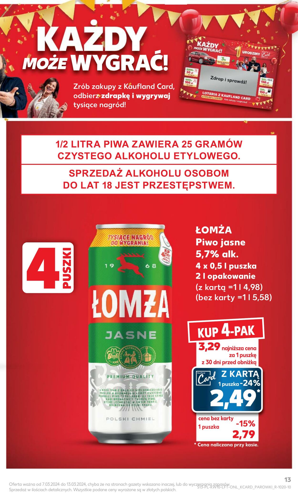 Gazetka Kaufland 07.03.2024 - 13.03.2024