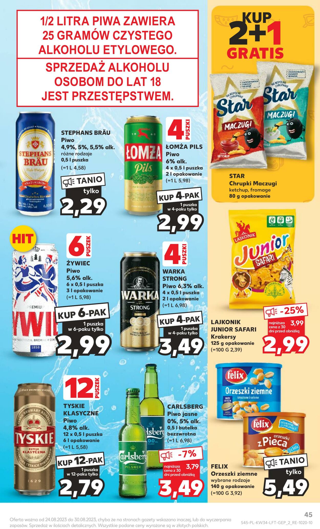 Gazetka Kaufland 24.08.2023 - 30.08.2023