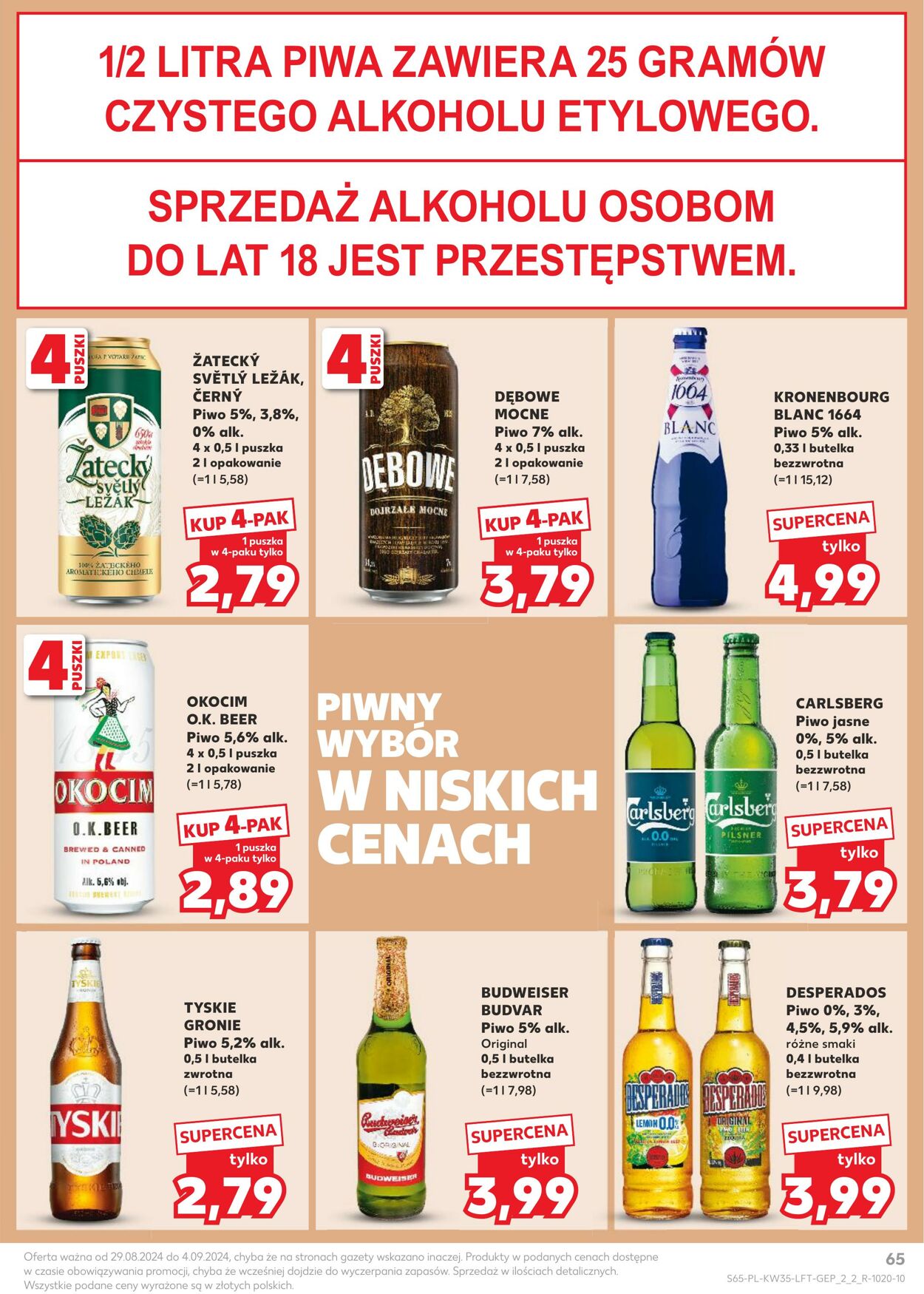 Gazetka Kaufland 29.08.2024 - 04.09.2024