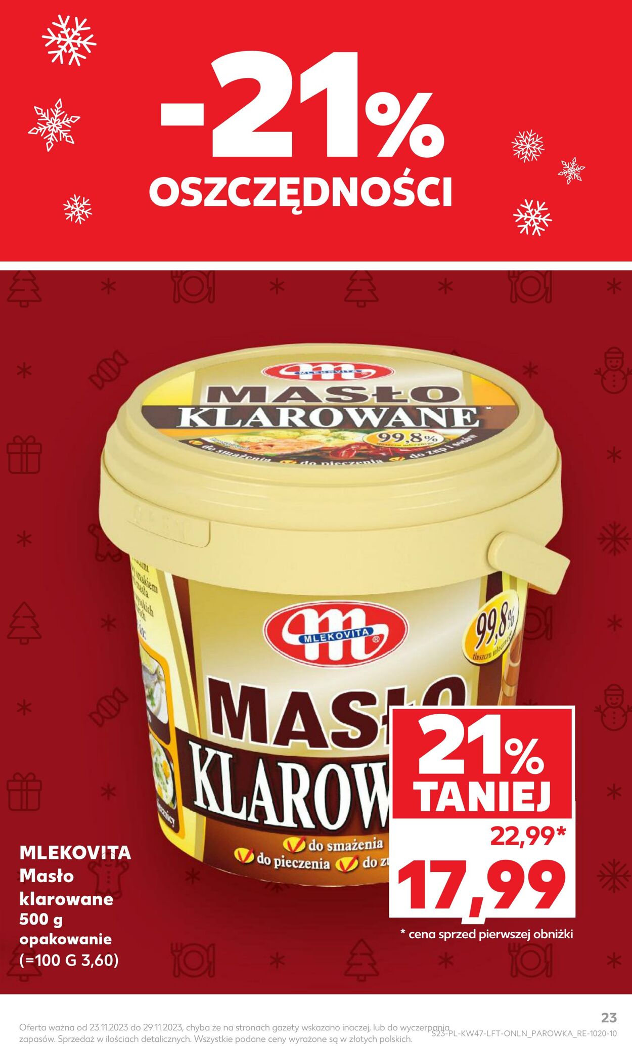 Gazetka Kaufland 23.11.2023 - 29.11.2023