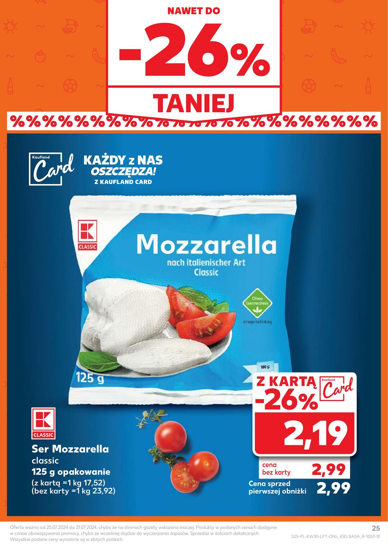 Gazetka Kaufland 25.07.2024 - 31.07.2024