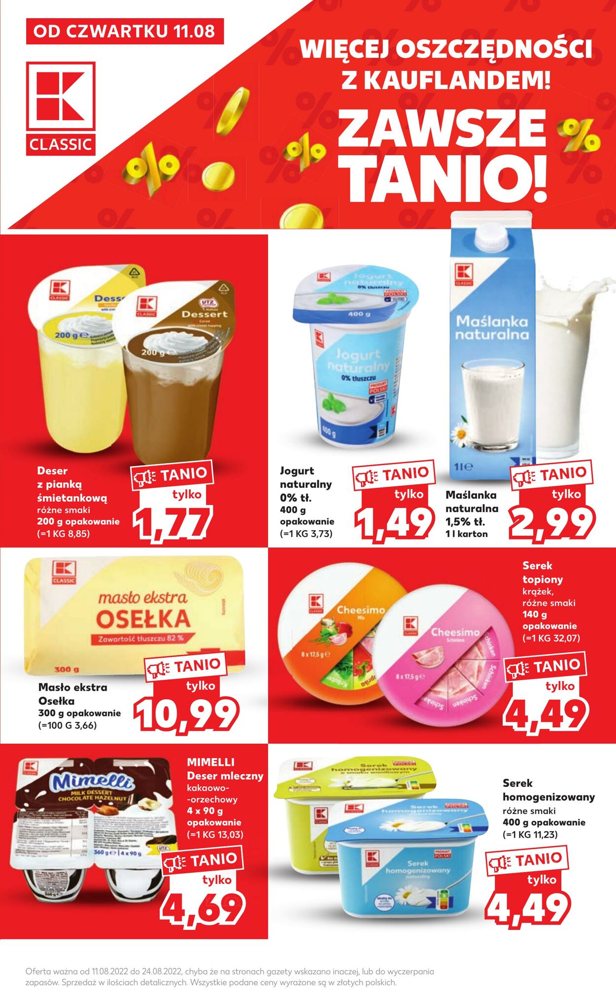 Gazetka Kaufland 11.08.2022 - 24.08.2022