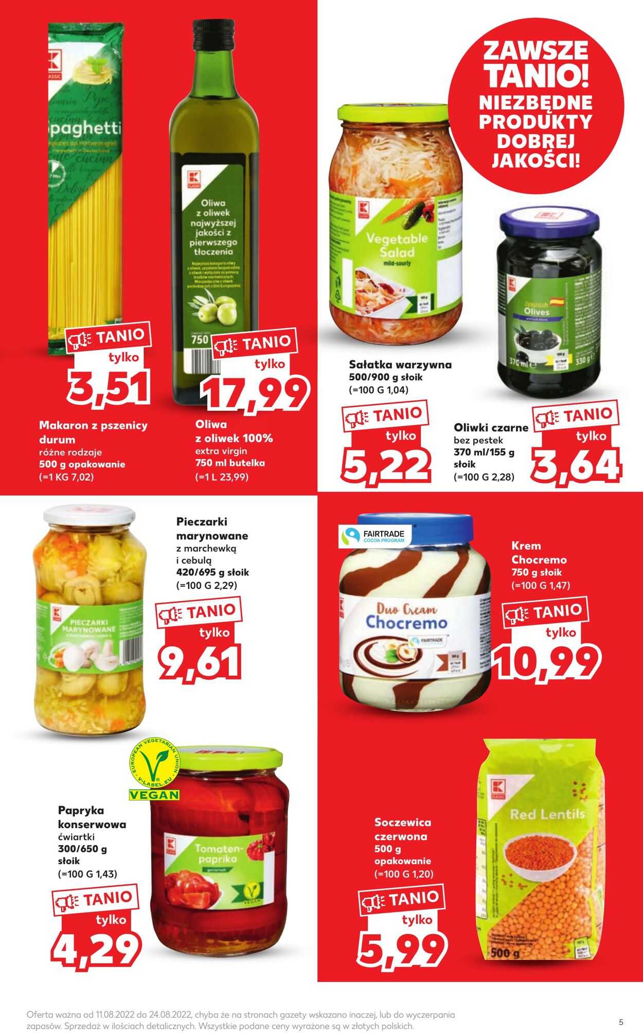 Gazetka Kaufland 11.08.2022 - 24.08.2022