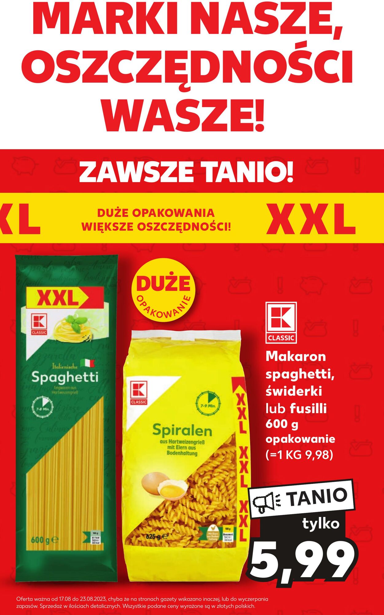 Gazetka Kaufland 21.08.2023 - 23.08.2023