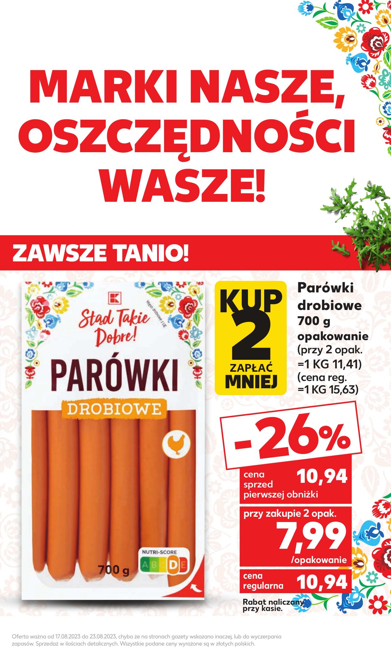 Gazetka Kaufland 21.08.2023 - 23.08.2023