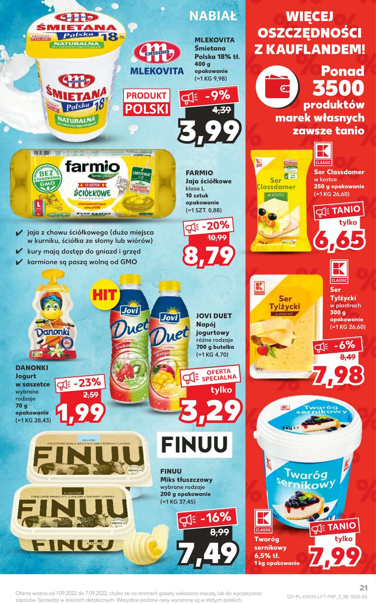 Gazetka Kaufland 01.09.2022 - 07.09.2022