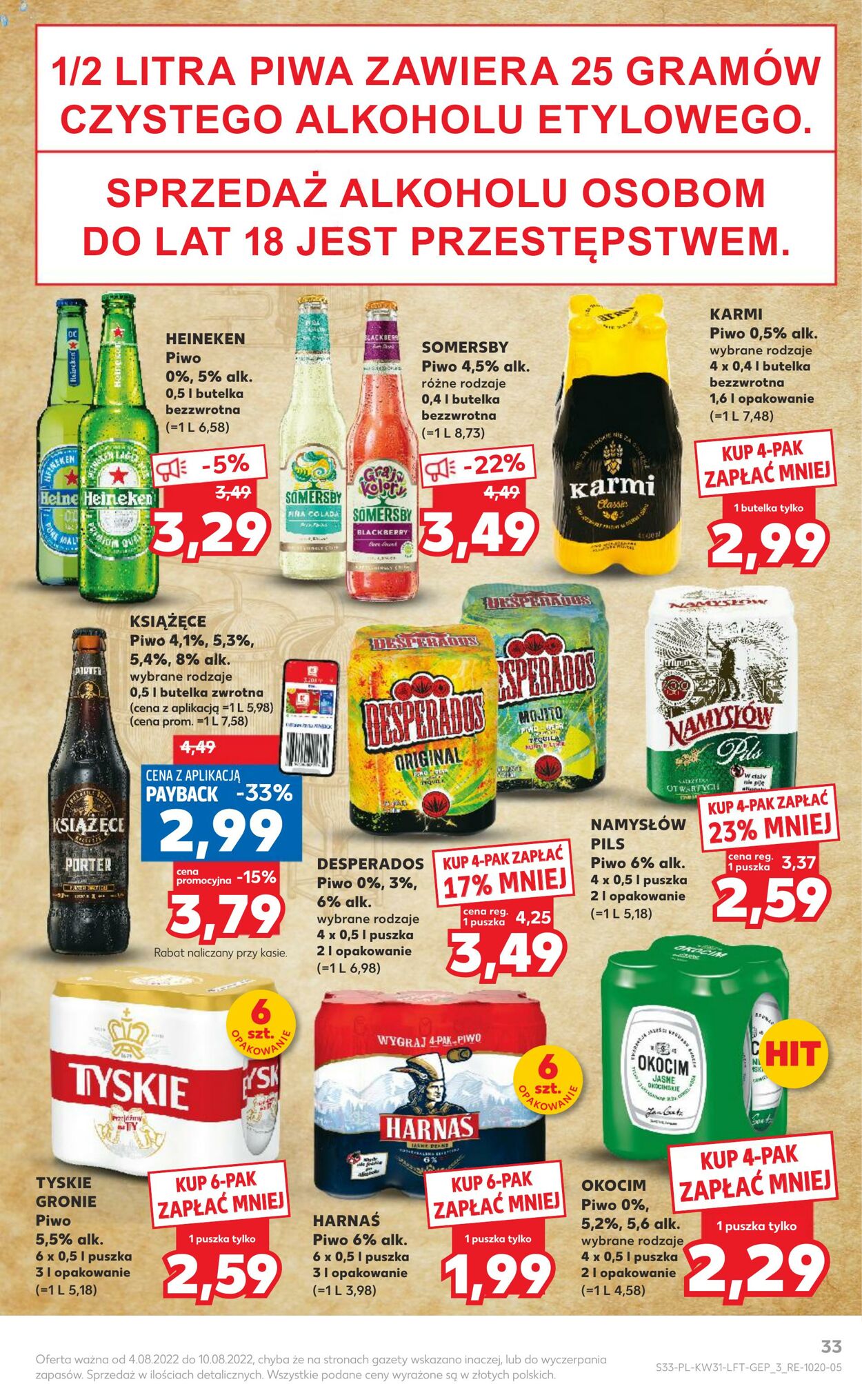 Gazetka Kaufland 04.08.2022 - 10.08.2022