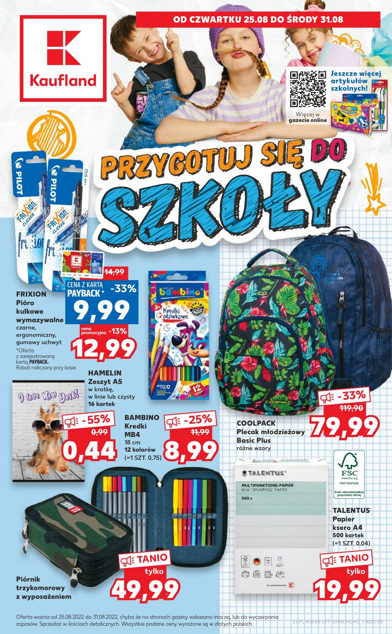 Gazetka Kaufland 25.08.2022 - 31.08.2022