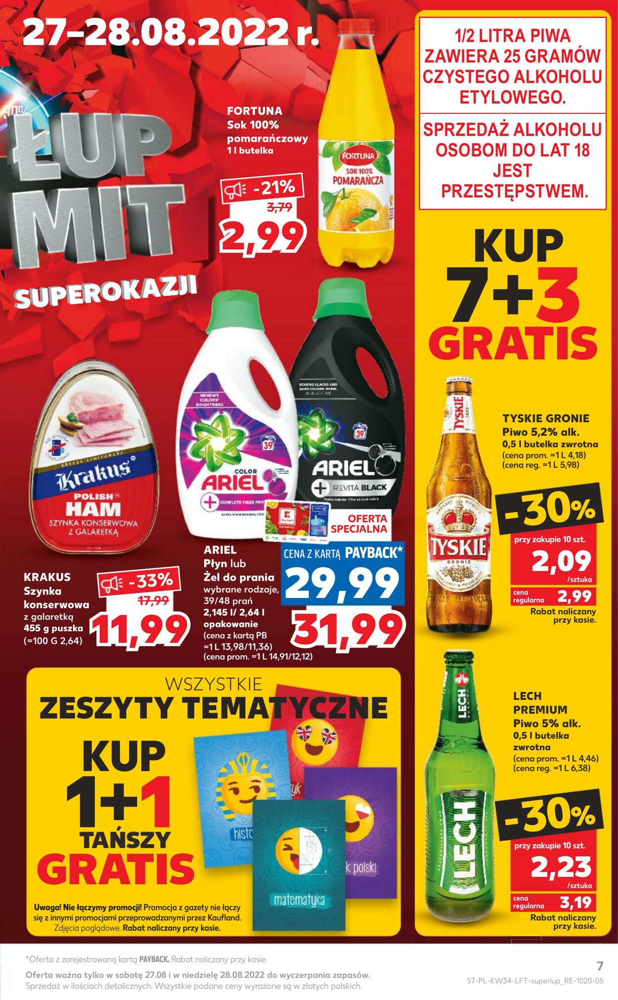 Gazetka Kaufland 25.08.2022 - 31.08.2022