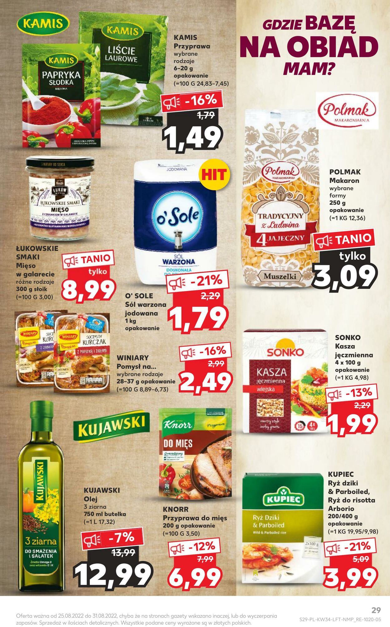 Gazetka Kaufland 25.08.2022 - 31.08.2022