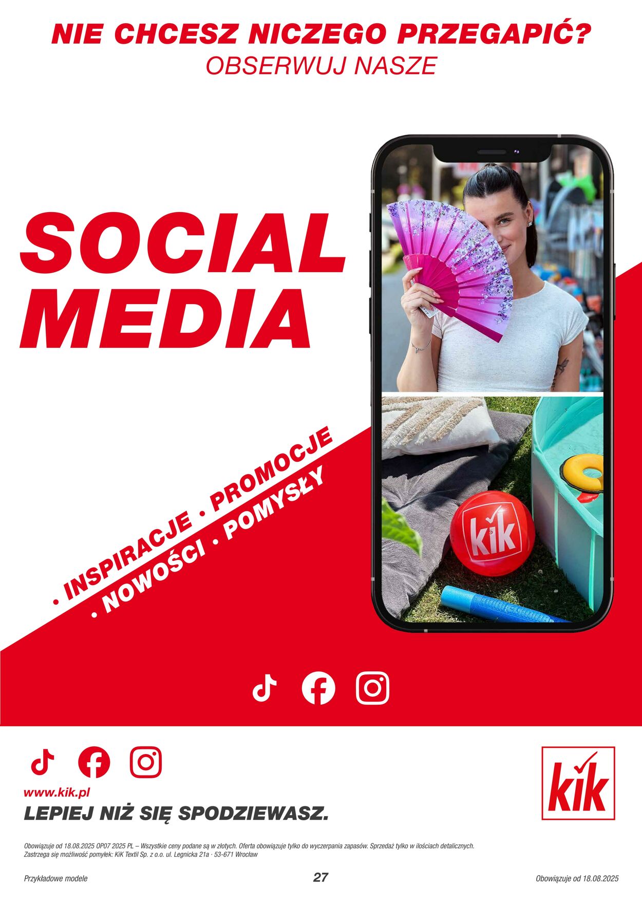 Gazetka KIK 18.08.2025 - 18.09.2025