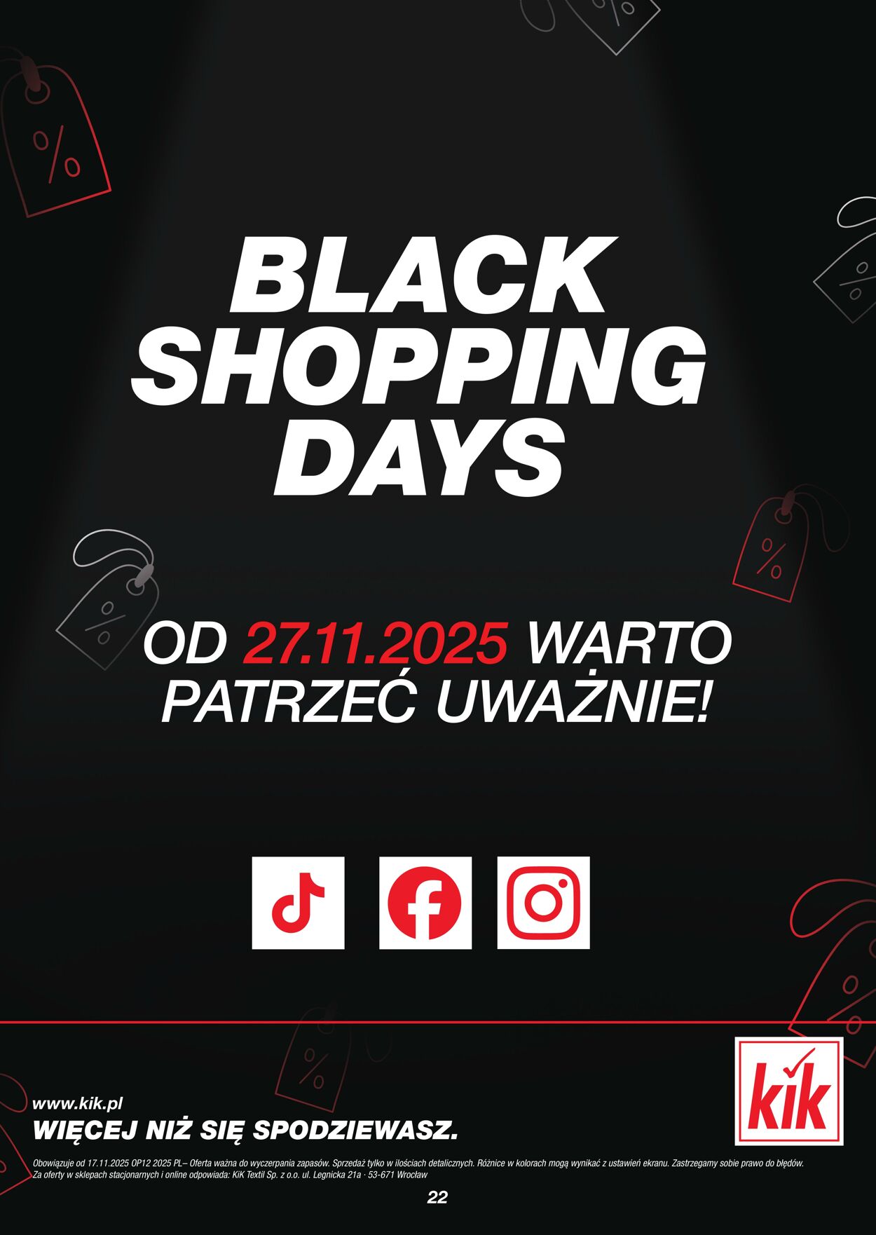 Gazetka KIK 17.10.2025 - 31.12.2025
