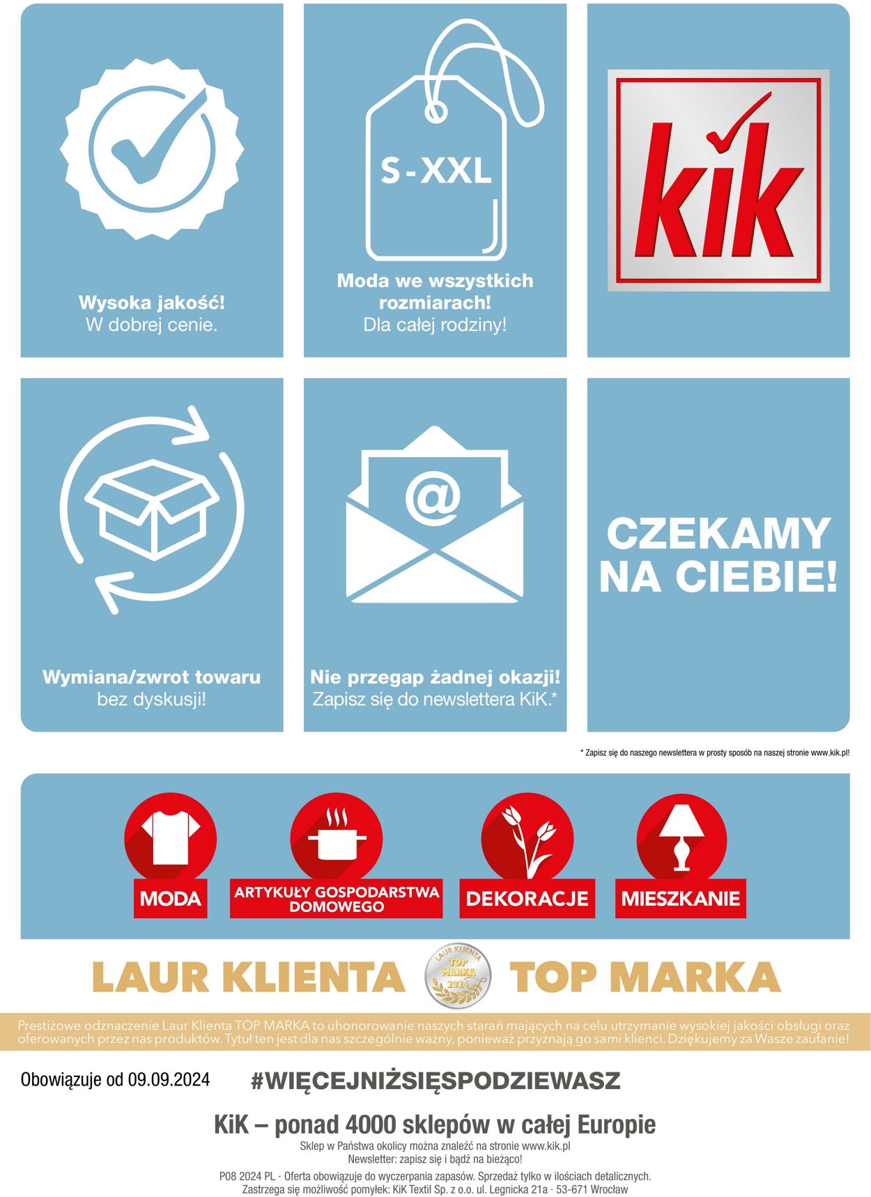 Gazetka KIK 09.09.2024 - 14.10.2024