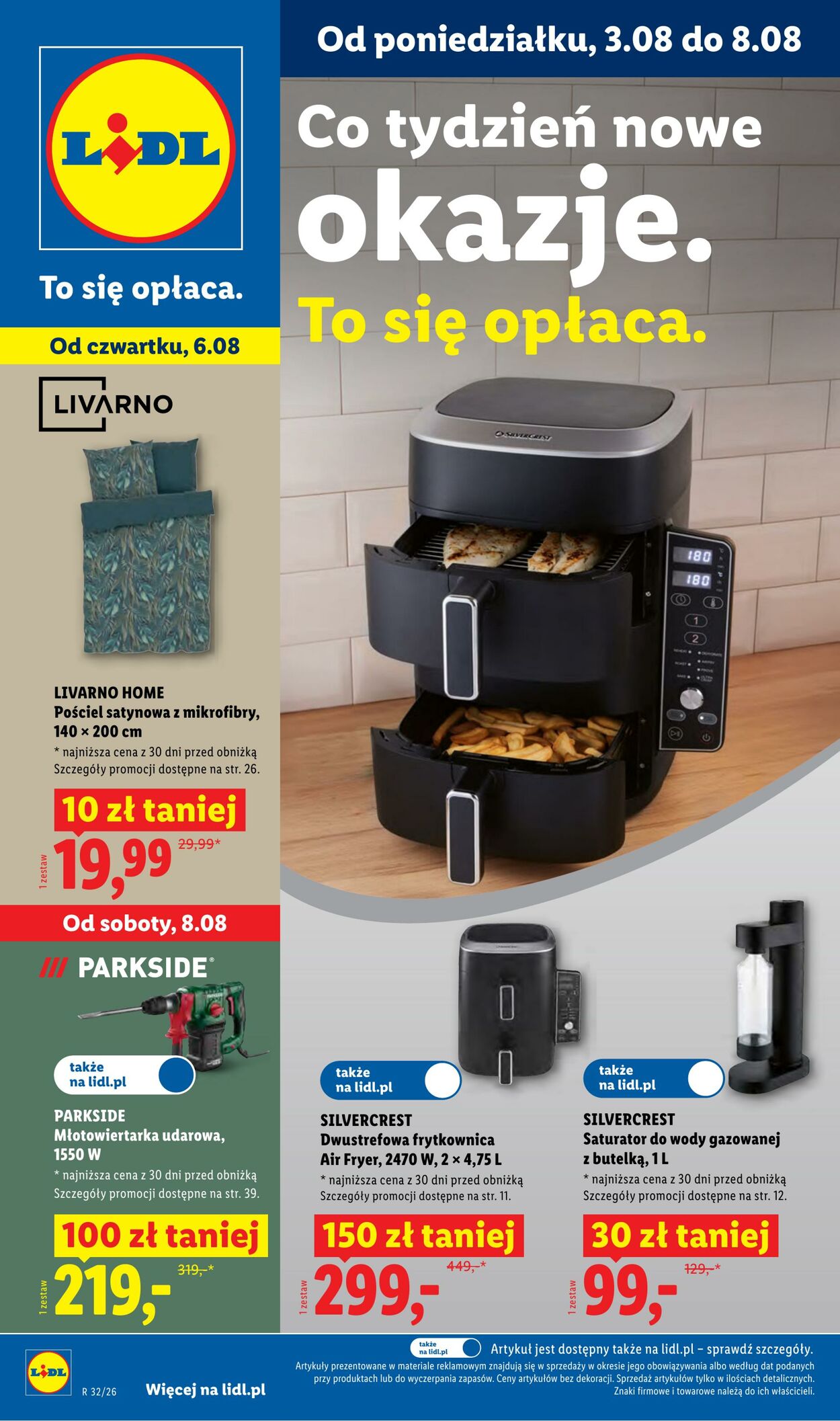 Gazetka Lidl - Gazetka ważna od 03.08. do 08.08. 3 sie, 2026 - 8 sie, 2026