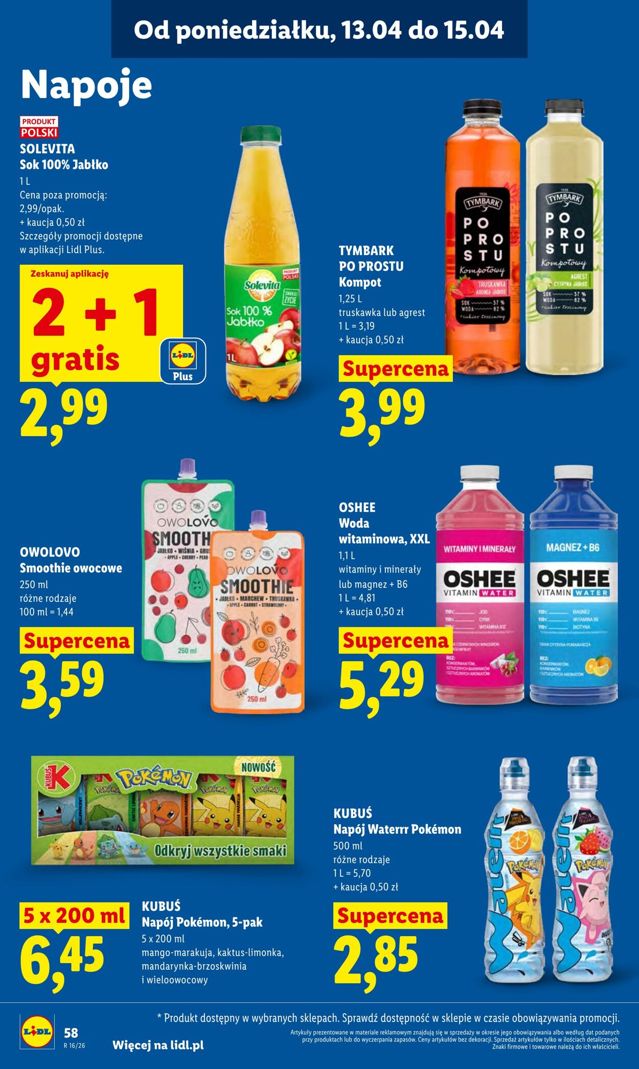Gazetka Lidl 13.04.2026 - 15.04.2026