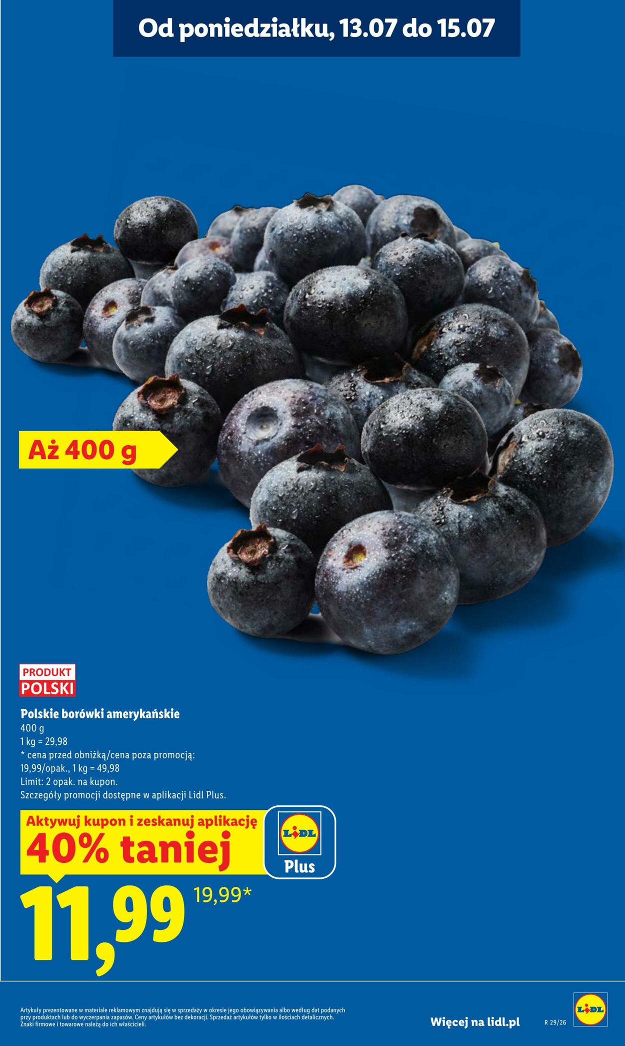 Gazetka Lidl 13.07.2026 - 15.07.2026
