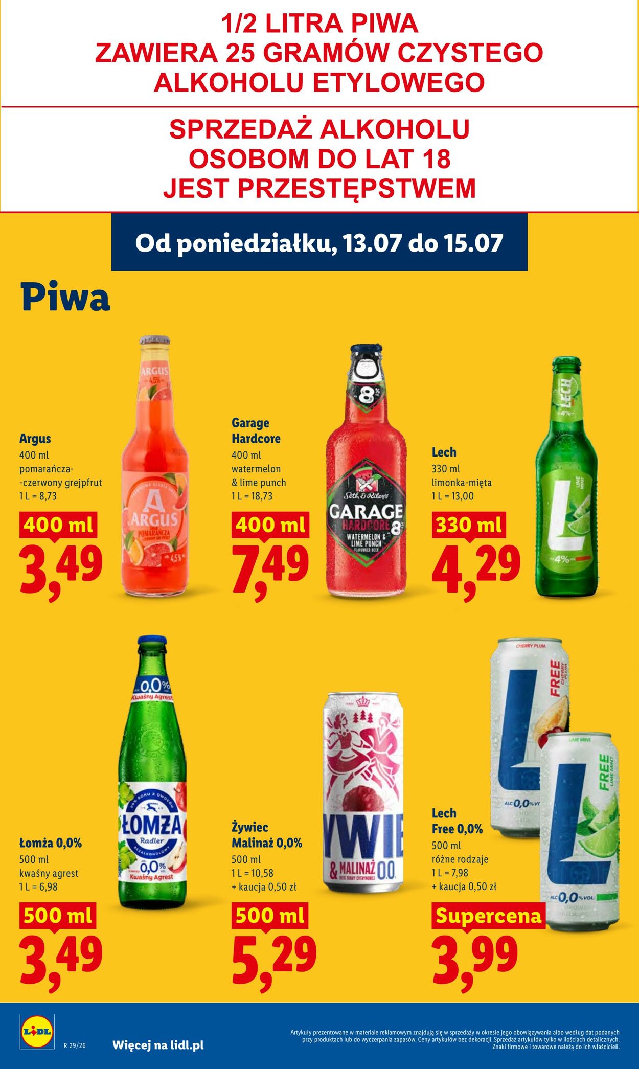 Gazetka Lidl 13.07.2026 - 15.07.2026