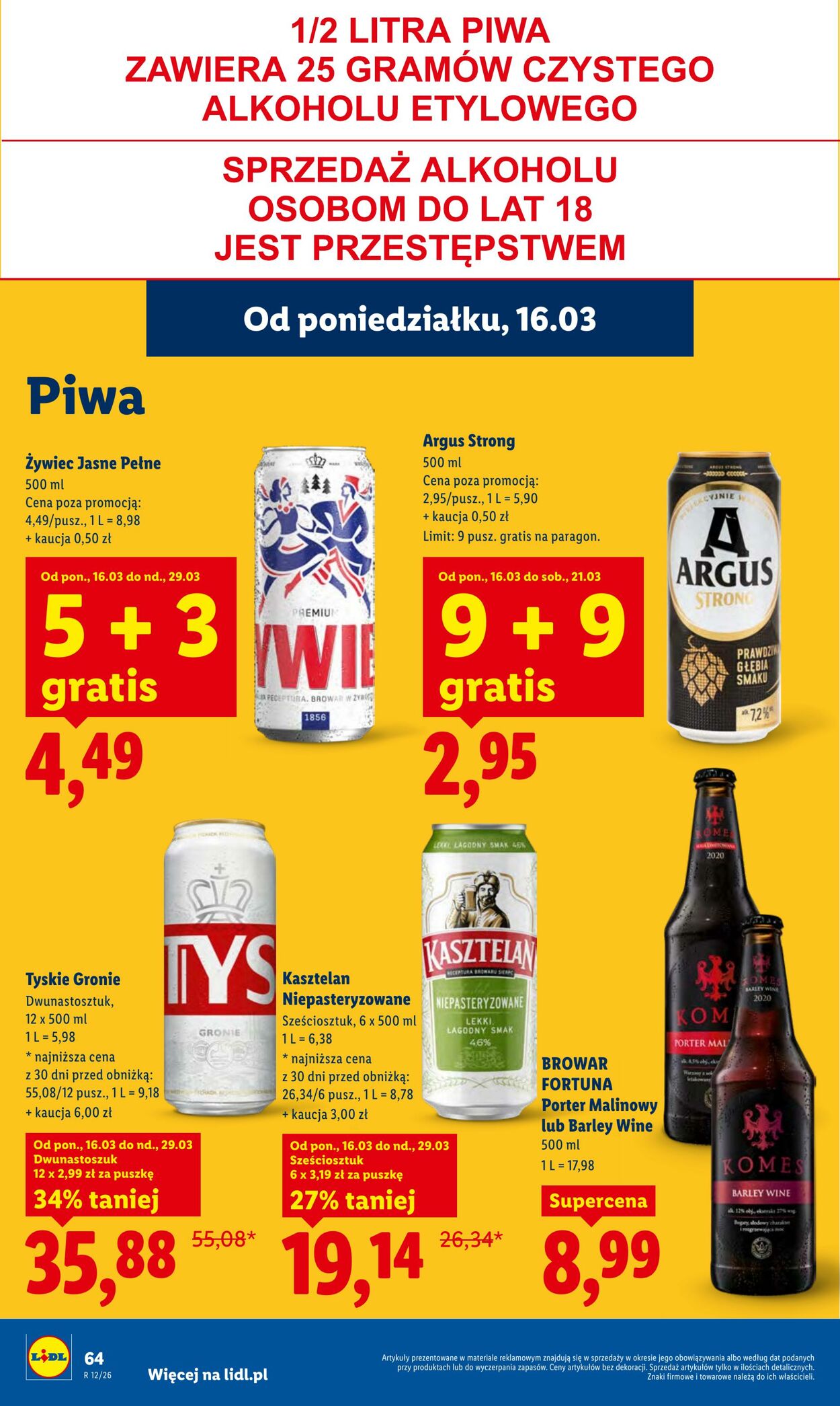Gazetka Lidl 16.03.2026 - 18.03.2026
