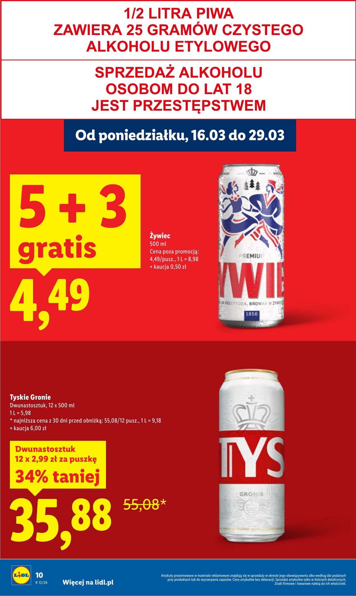 Gazetka Lidl 16.03.2026 - 18.03.2026