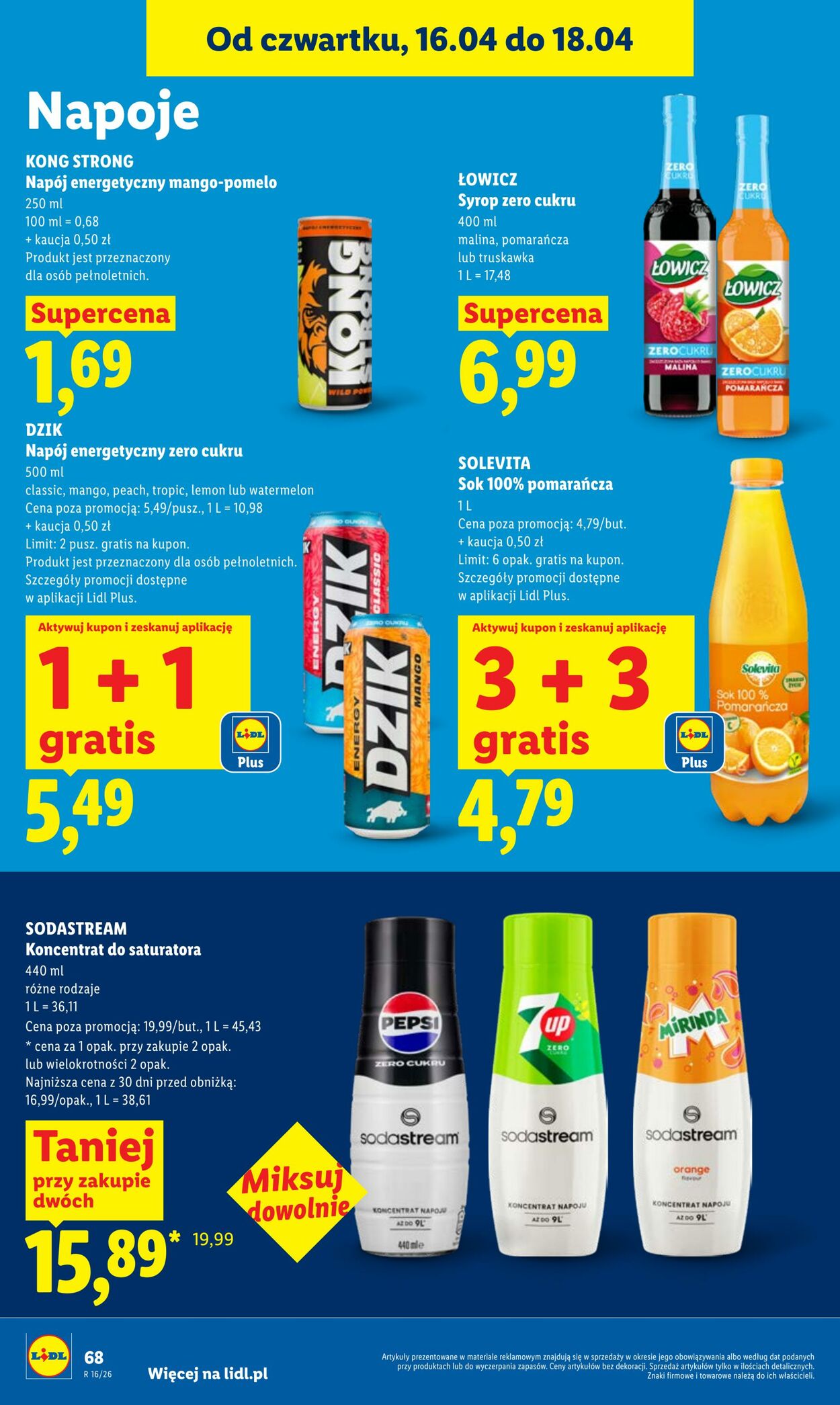 Gazetka Lidl 16.04.2026 - 18.04.2026