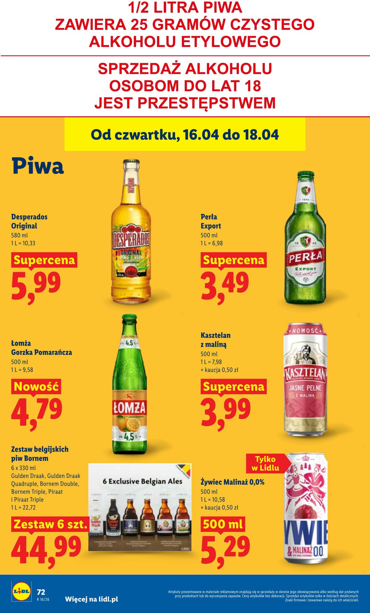 Gazetka Lidl 16.04.2026 - 18.04.2026