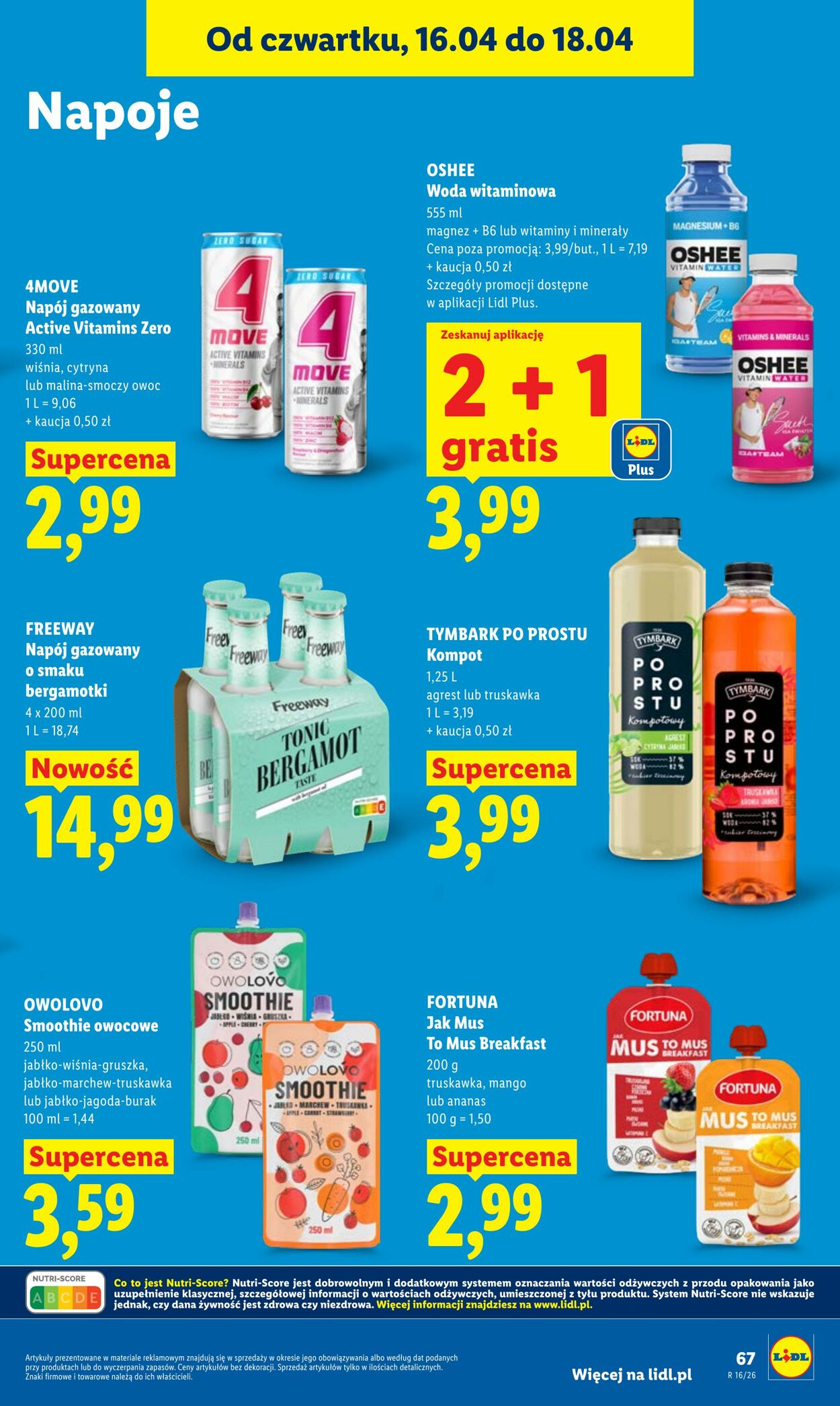 Gazetka Lidl 16.04.2026 - 18.04.2026