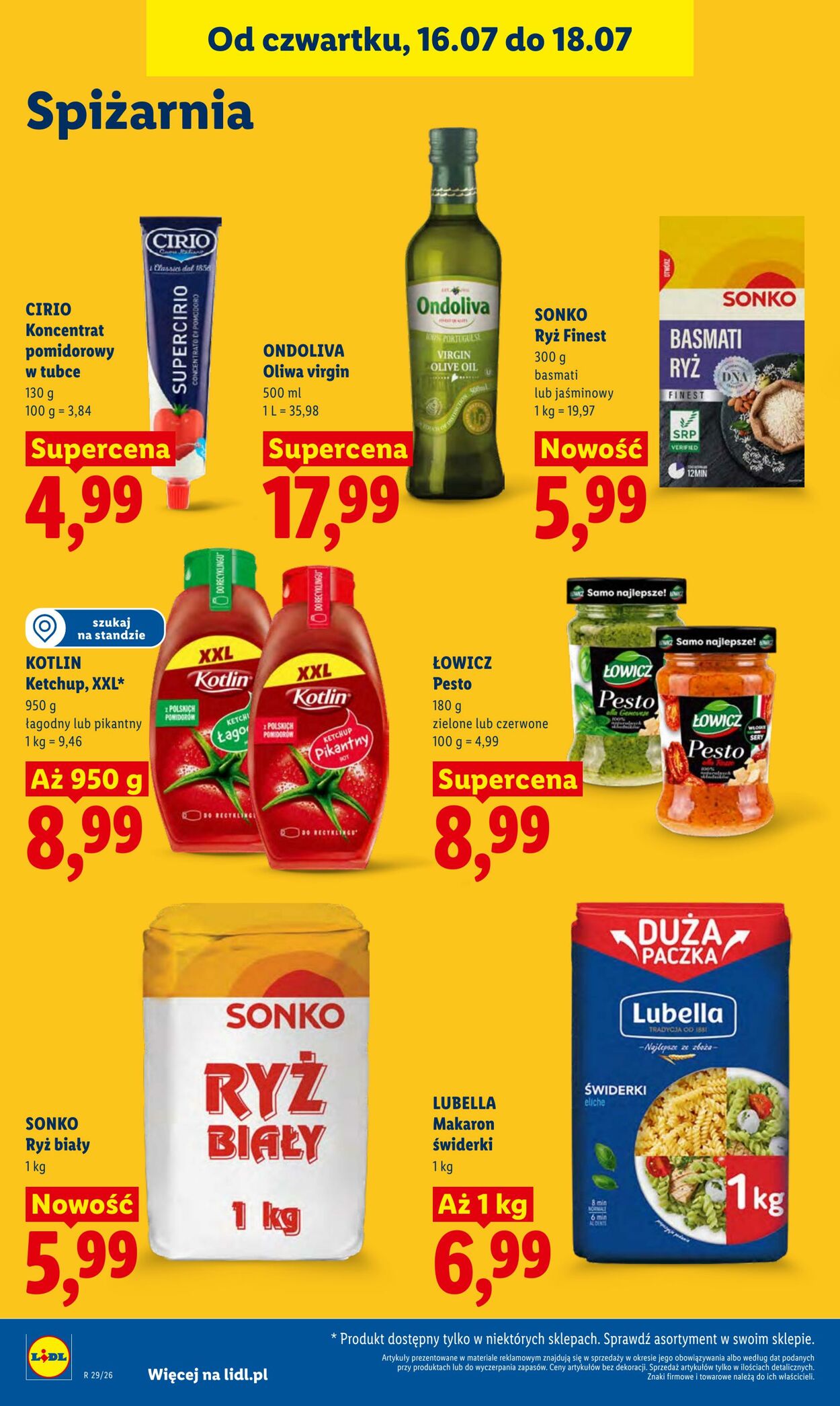 Gazetka Lidl 16.07.2026 - 18.07.2026