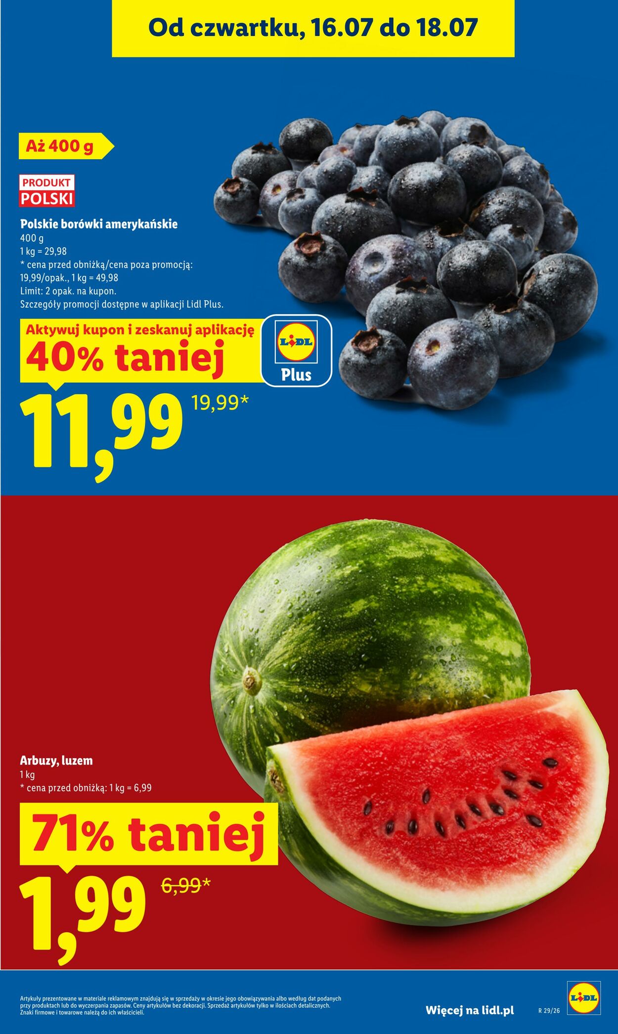 Gazetka Lidl 16.07.2026 - 18.07.2026