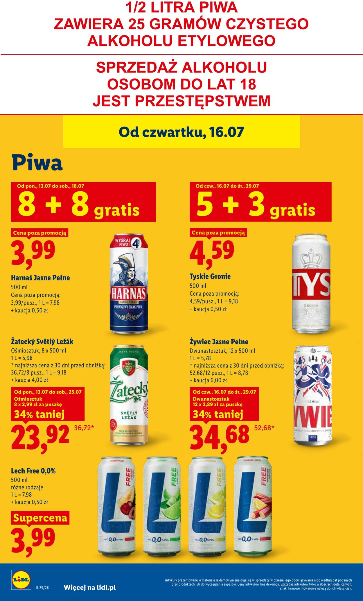 Gazetka Lidl 16.07.2026 - 18.07.2026